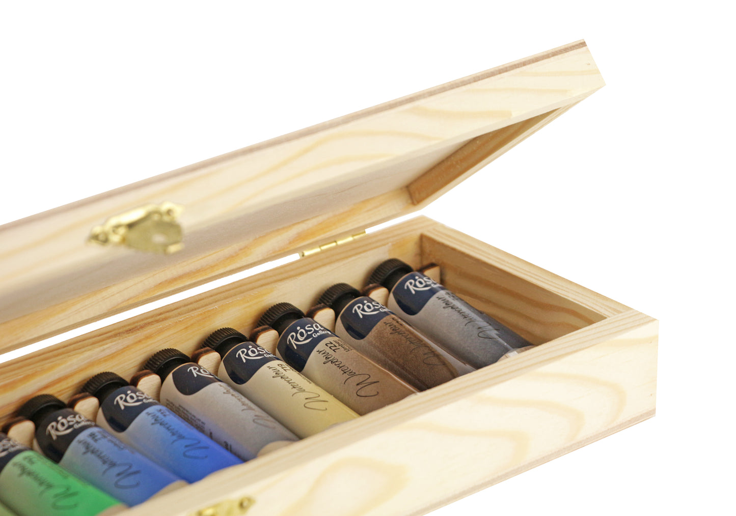 Watercolor paints "Classic", wooden box, 14 colors, tube