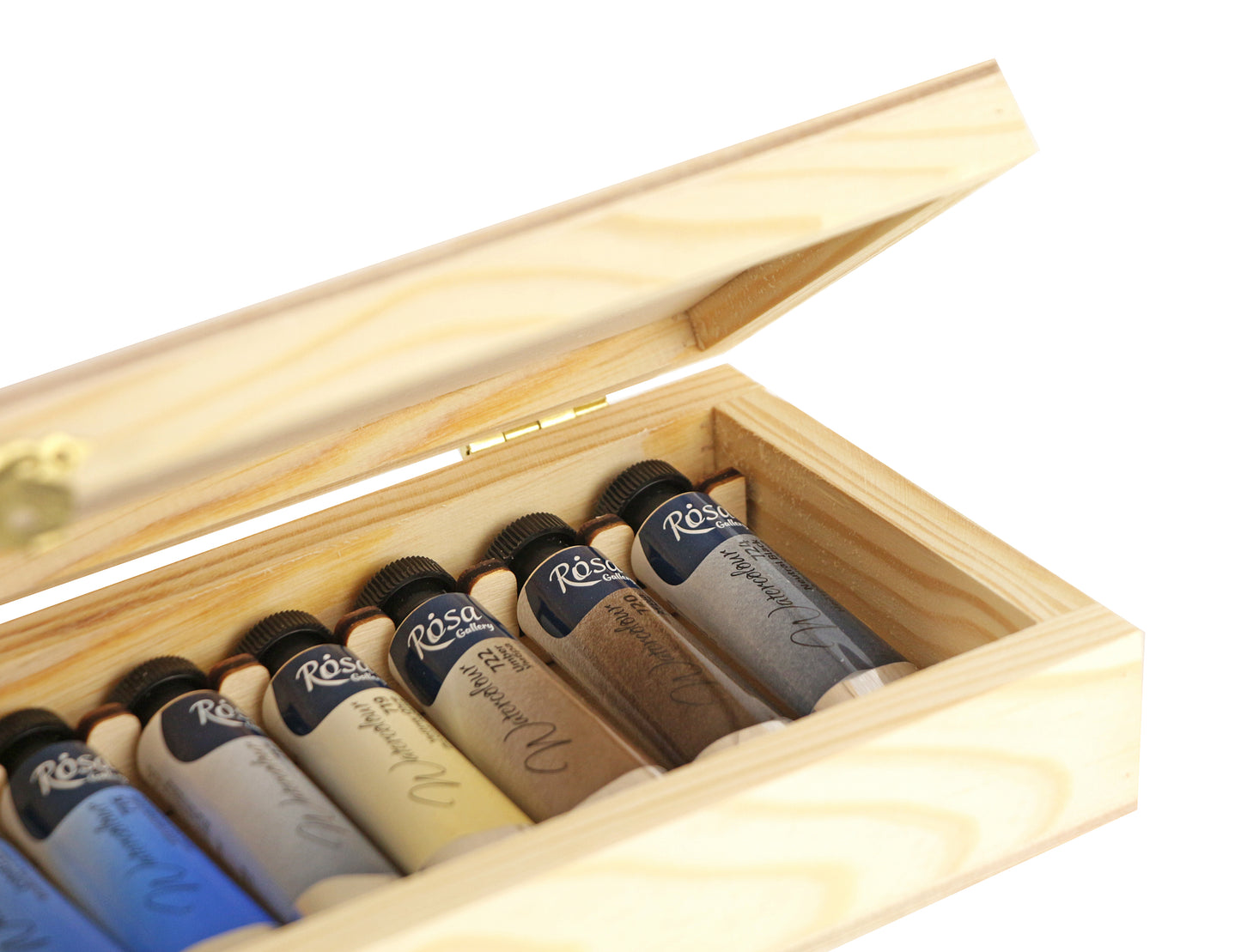 Watercolor paints "Classic", wooden box, 14 colors, tube