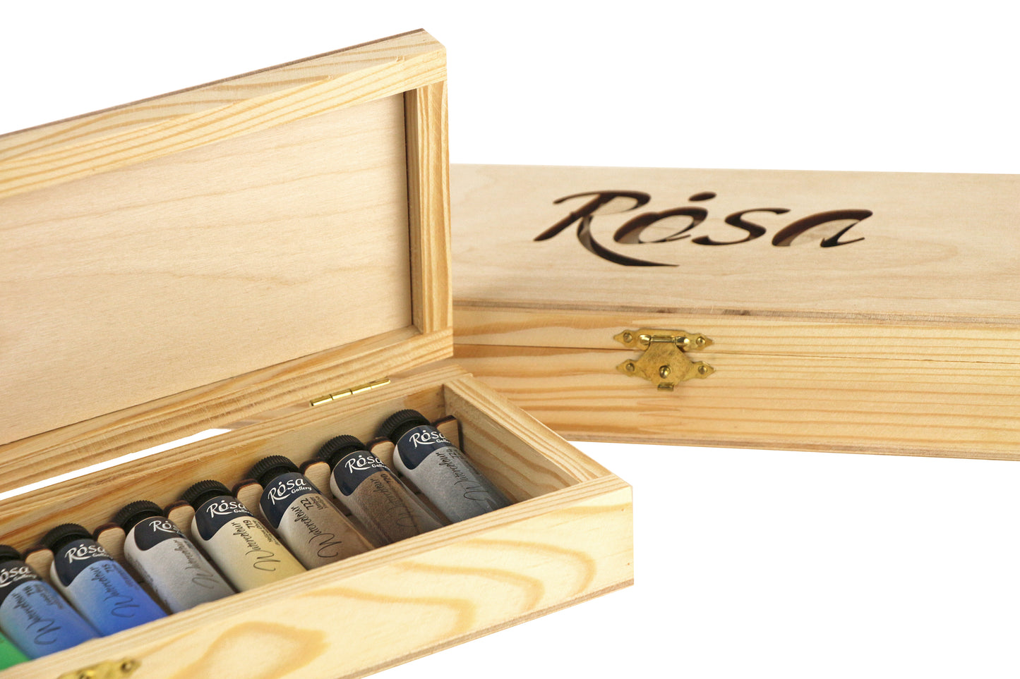 Watercolor paints "Classic", wooden box, 14 colors, tube