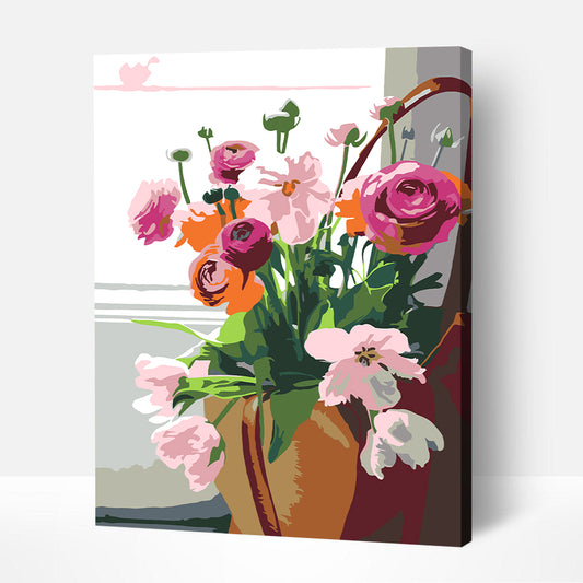 Artwille DIY Paint by Numbers for Adults and Kids - Flowers 2.43