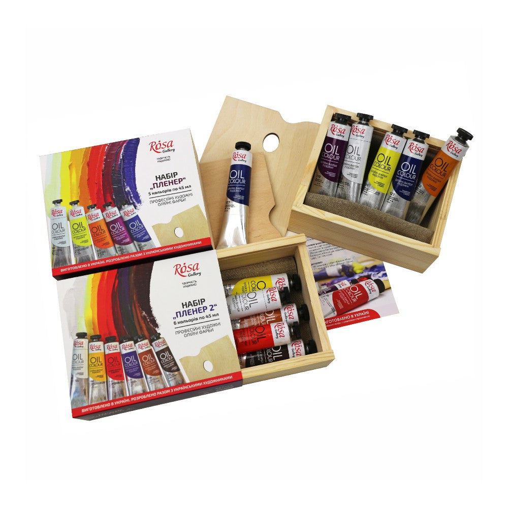 Oil colours set "Classic", 45ml/1.5oz, ROSA Gallery