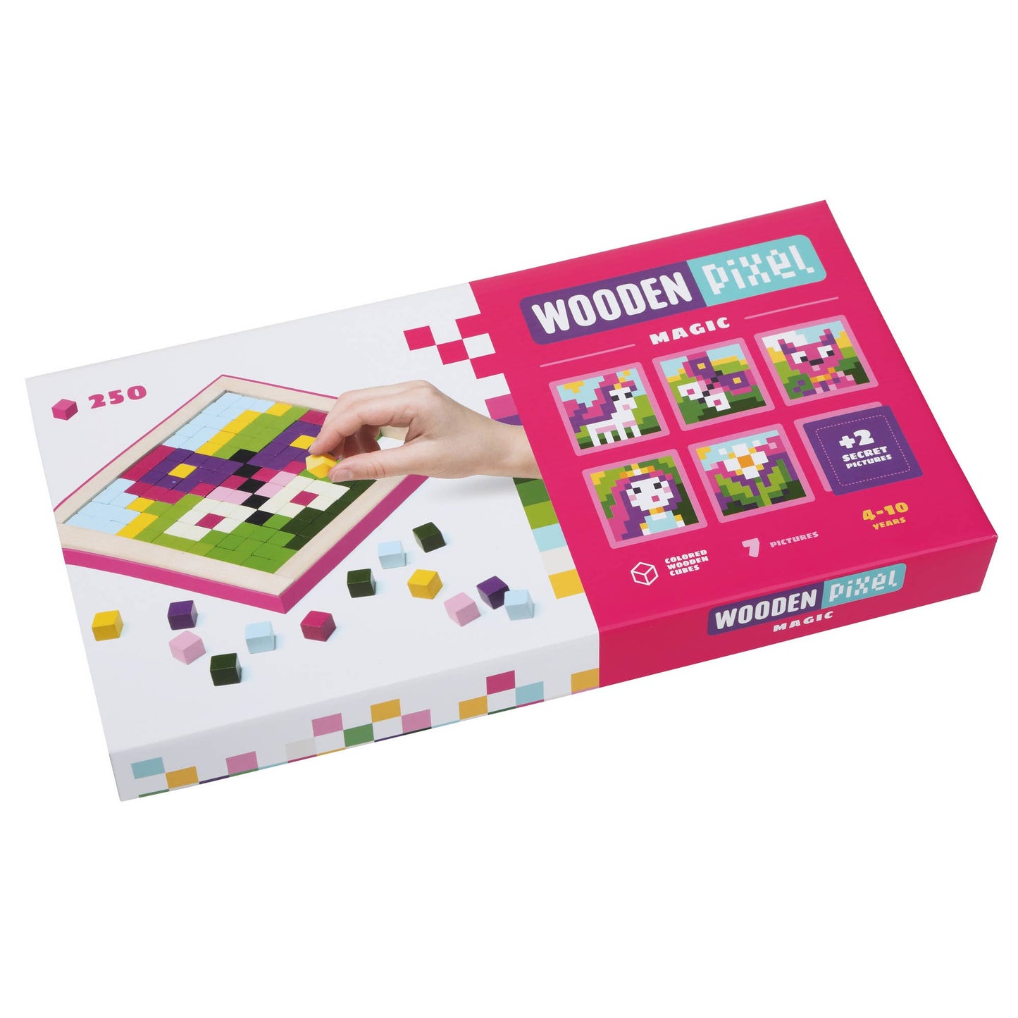 Wise Elk/Cubika Wooden Mosaic Kit - Wooden Pixels Magic 250 pcs