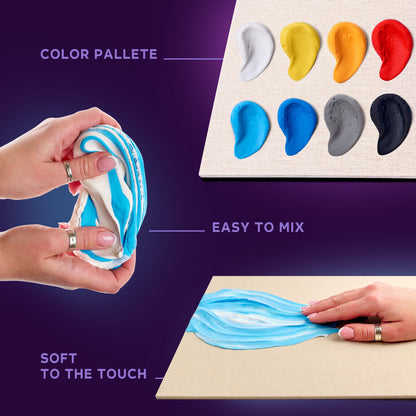 OKTO 3D Clay Painting — London City  (≈16×12 in) — Ages 14+