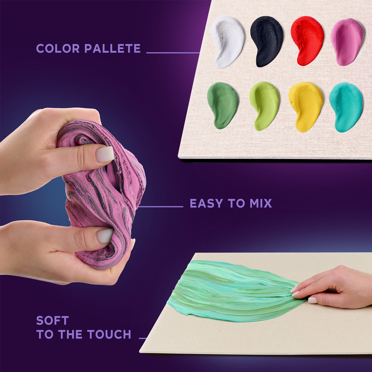 OKTO 3D Clay Painting — Goldfish  (≈16×12 in) — Ages 14+