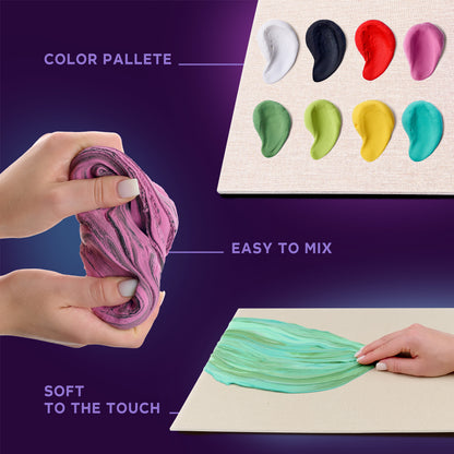 OKTO 3D Clay Painting — Goldfish  (≈16×12 in) — Ages 14+