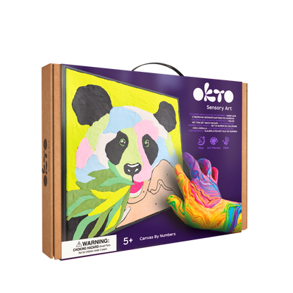 OKTO Clay-by-Numbers Kit – “Panda” (11.4” x 11.4”)