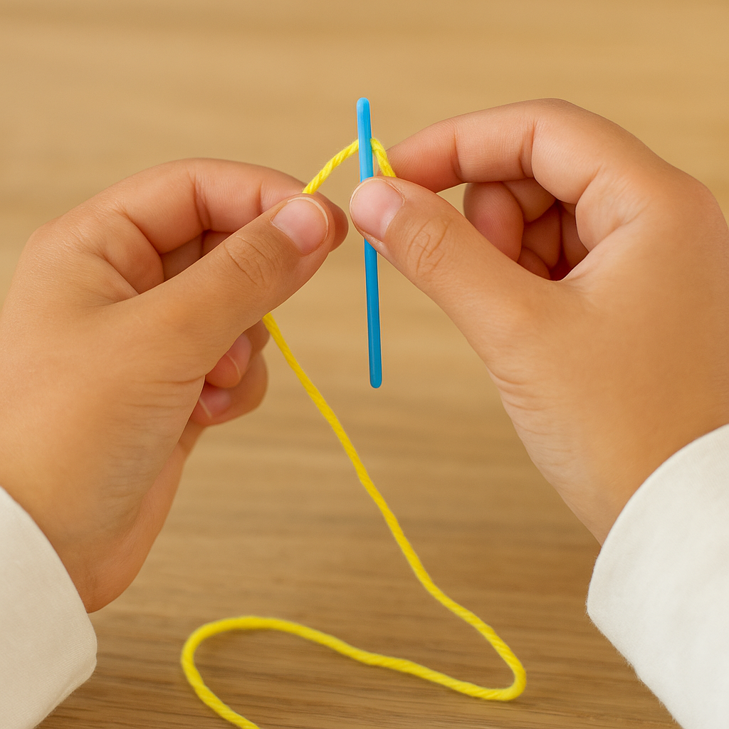 APLI Krapli - APLI Krapli Felt Wall Flag Sewing Kit Sloth Precut Felt Thread & Safe Needle Ages 6+