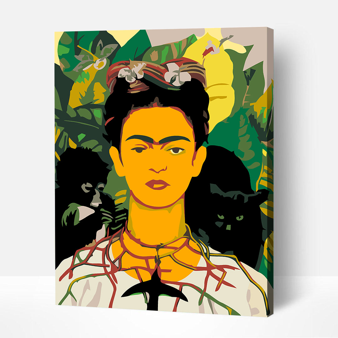 Artwille DIY Paint by Numbers for Adults and Kids - Frida Kalo