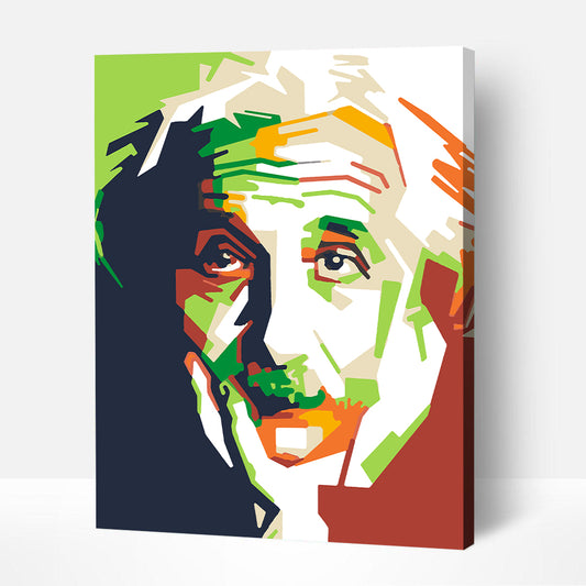 Artwille DIY Paint by Numbers for Adults and Kids - Albert Einstein