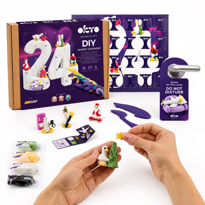 OKTO DIY Advent calendar 24 days with Goose
