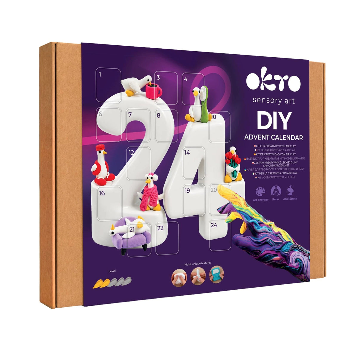 OKTO DIY Advent calendar 24 days with Goose