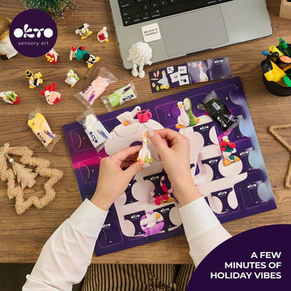 OKTO DIY Advent calendar 24 days with Goose