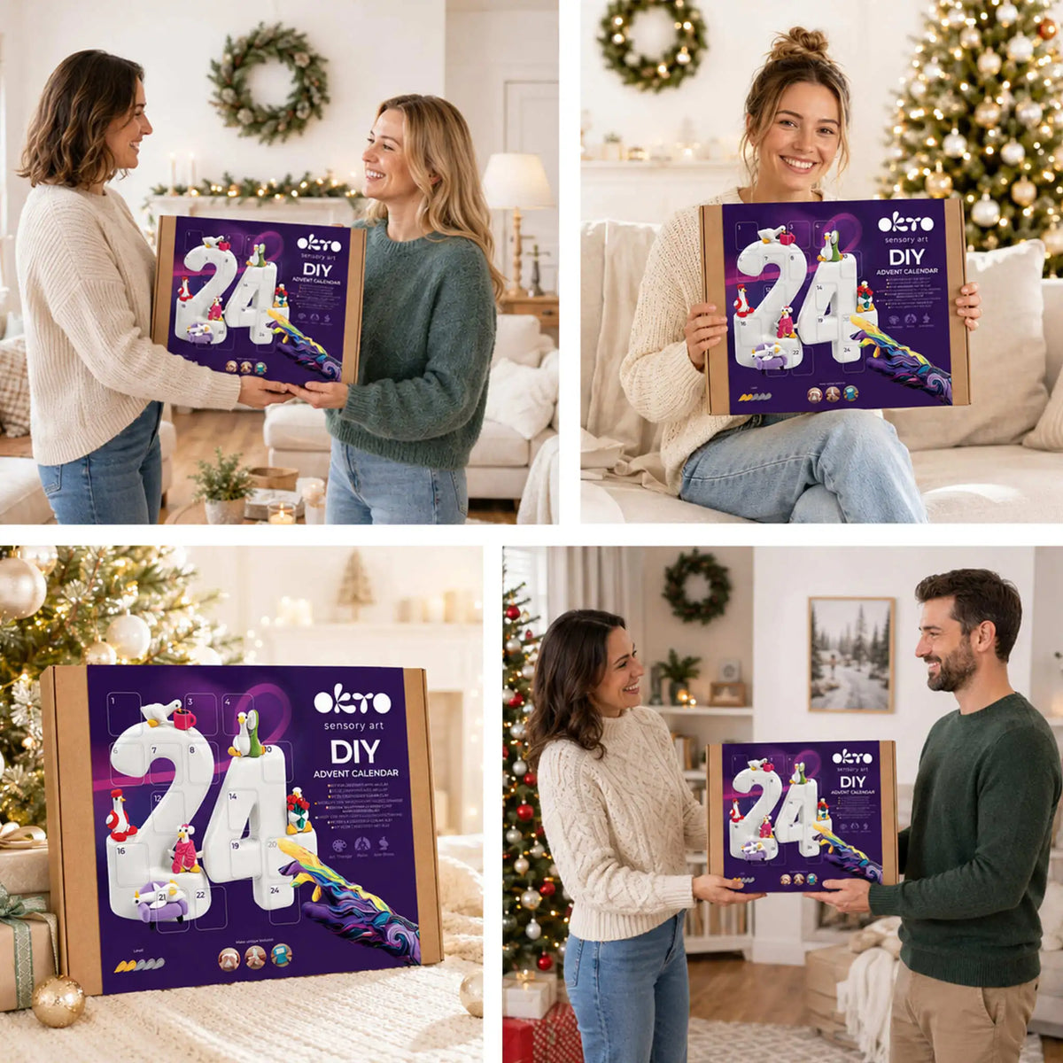OKTO DIY Advent calendar 24 days with Goose