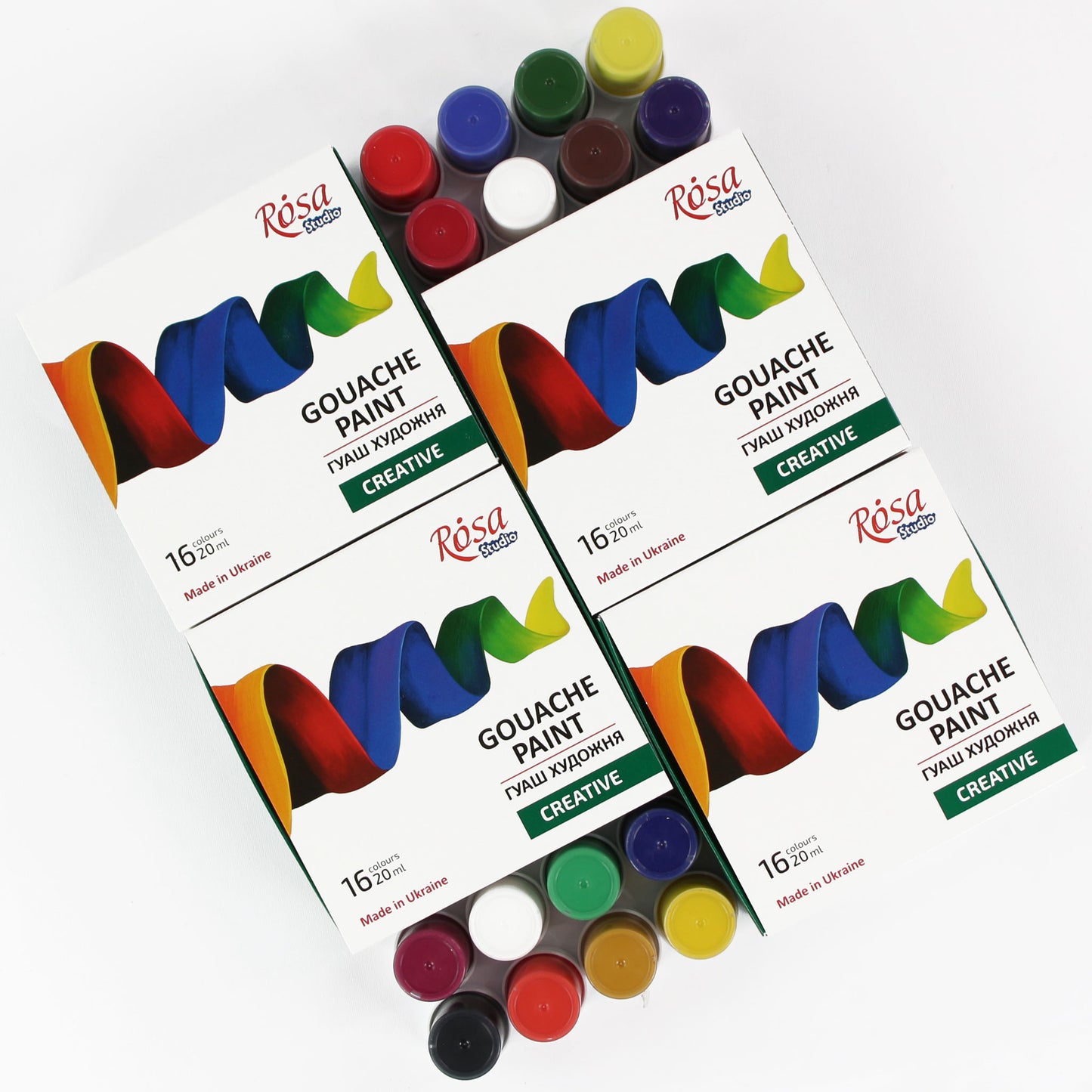 ROSA Studio Gouache Paint Set – Creative 16x20 ml | Vibrant Colors for Artistic Expression