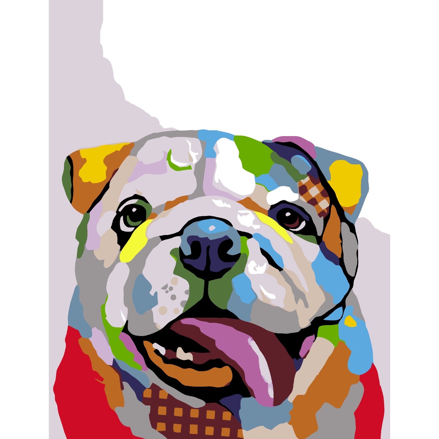 Artwille DIY Paint by Numbers for Adults and Kids - Bright dog 2