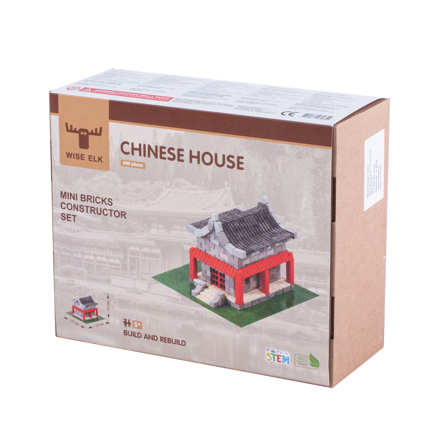 Mini Bricks Construction Set - Chinese House