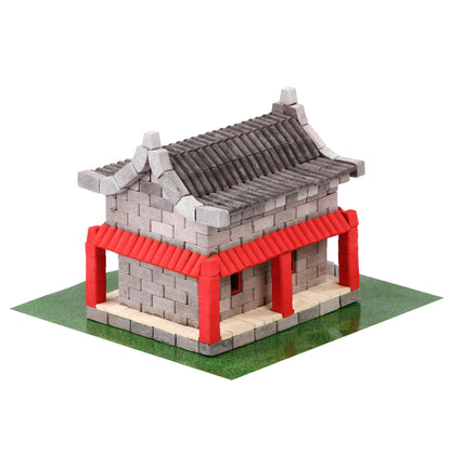 Mini Bricks Construction Set - Chinese House