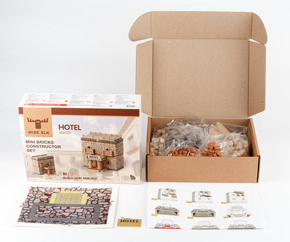 Mini Bricks Construction Set - Hotel