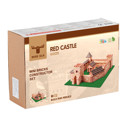 Mini Bricks Construction Set - Red Castle