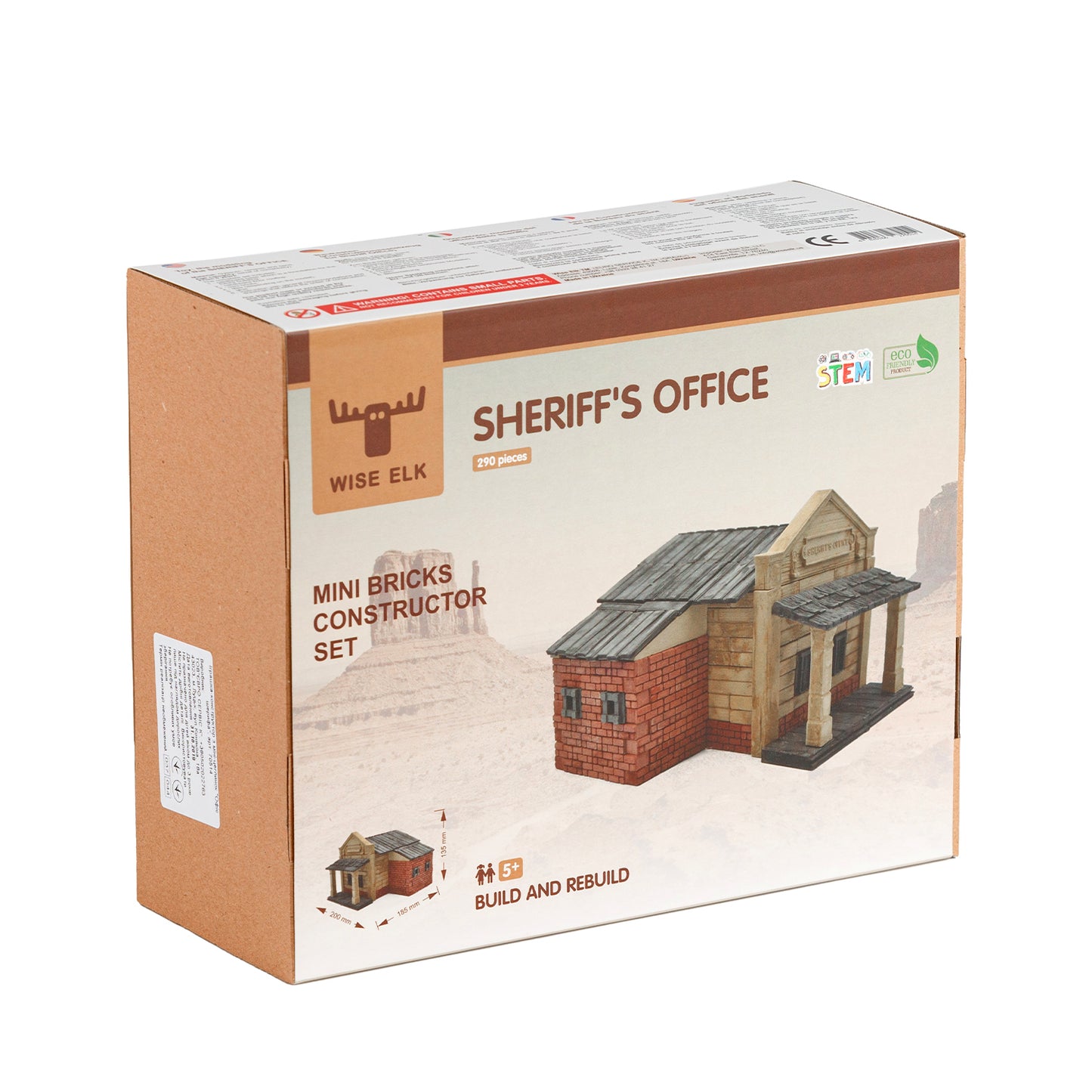 Mini Bricks Construction Set - Sheriff Office