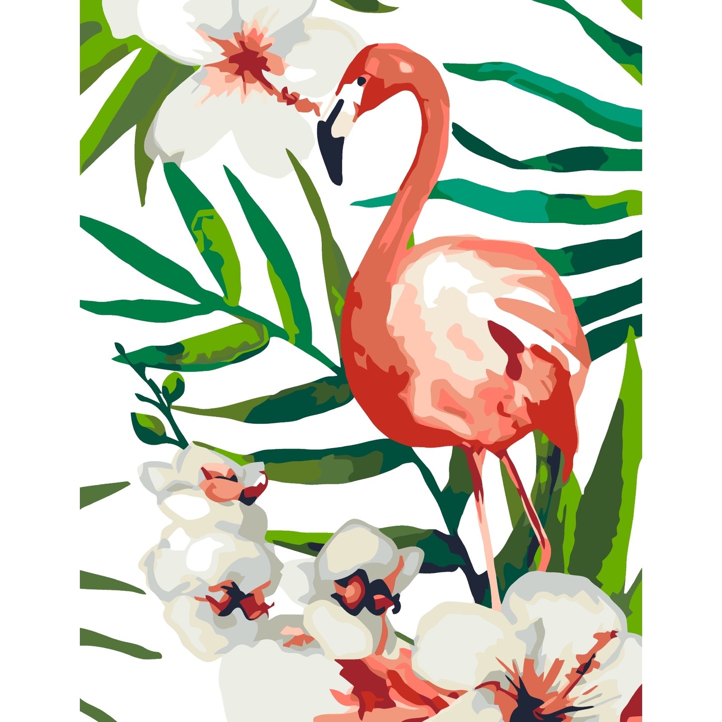 Artwille DIY Paint by Numbers for Adults and Kids - Tropical bird