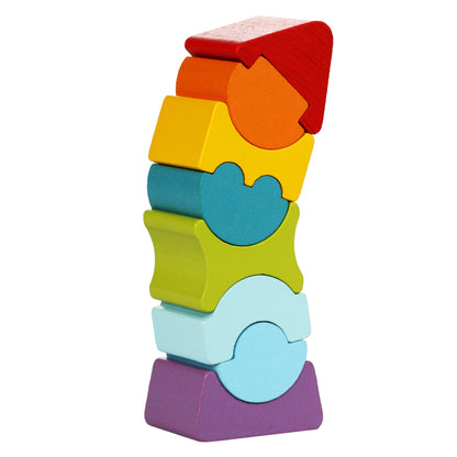 Wise Elk/Cubika Wooden Toy - Flexible Tower LD-8