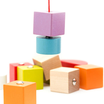 Wise Elk/Cubika Wooden toy - Crane Truck