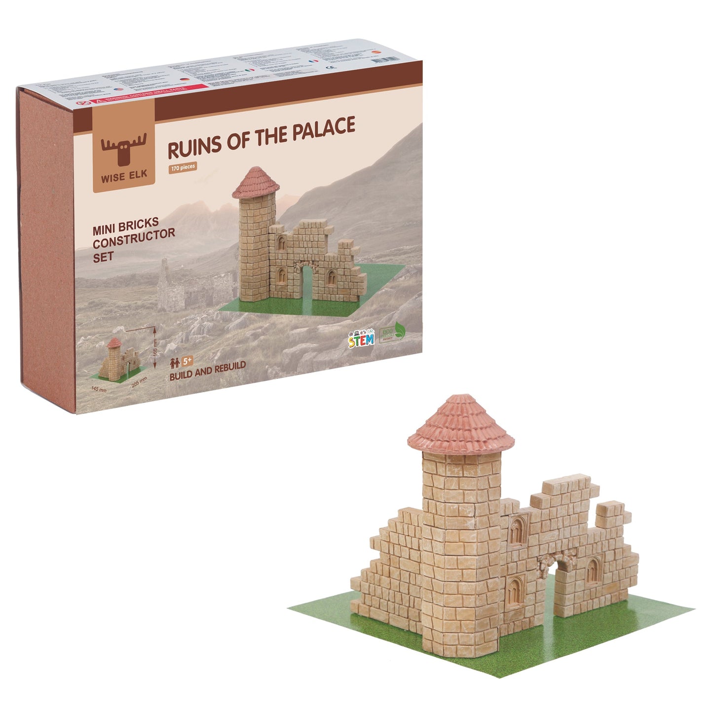 Mini Bricks Construction Set - Ruins of Palace