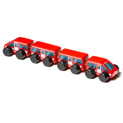 Wise Elk/Cubika Wooden toy - Express Train