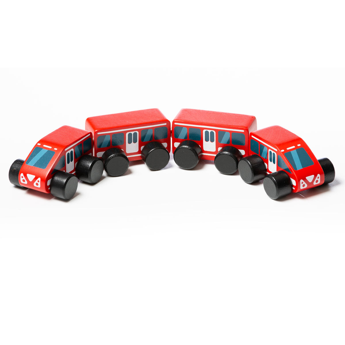 Wise Elk/Cubika Wooden toy - Express Train