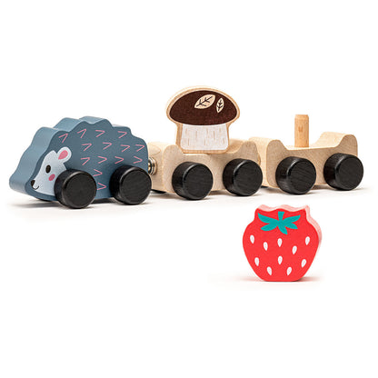 Wise Elk/Cubika Wooden Toy - Clever Hedgehog