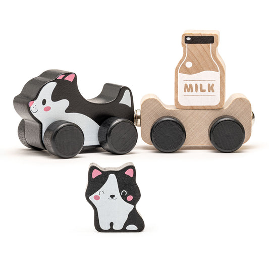 Wise Elk/Cubika Wooden Toy - Clever Kitties