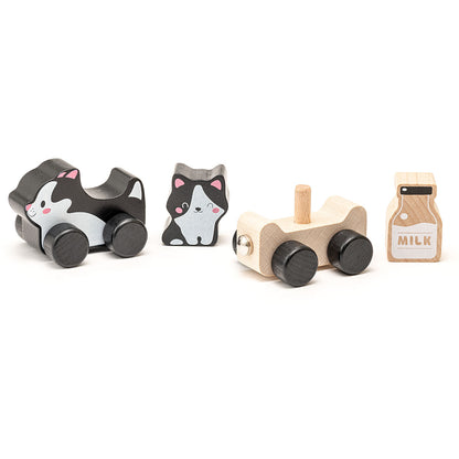 Wise Elk/Cubika Wooden Toy - Clever Kitties