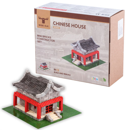 Mini Bricks Construction Set - Chinese House